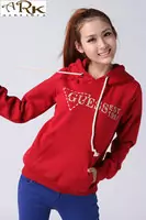 jacket hoodie guess women pas cher multi-mot rouge